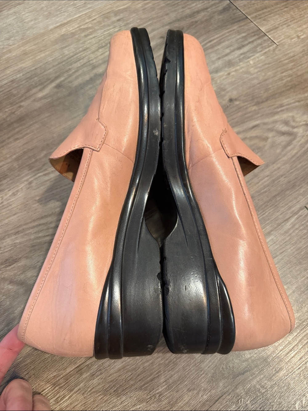 Nurture by Lamaze Lovely Blush Leather Slip-On Loafers Size 9 - Picture 5 of 8